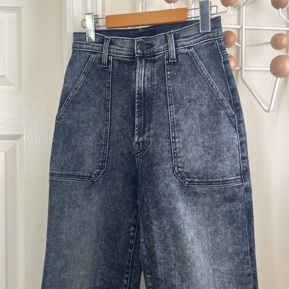 Mother - High Rise Wide Legged Pants - Dark Wash - 26 - Picture 3 of 16